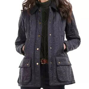 Barbour Beadnell Polarquilt Jacket - Navy - NWT